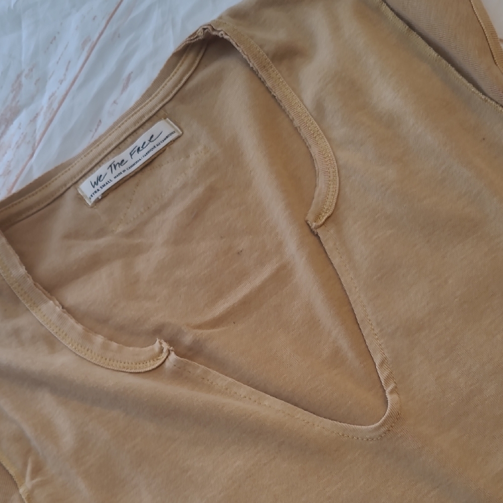 We The Free .. Always Your Tee .. XS‎ .. Tan .. New